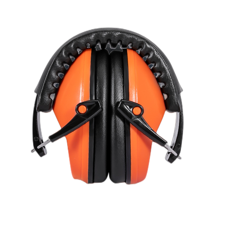 Portable Folding ABS Ear Muffs Noise Cancelling Foldable Soft Earmuffs for Children