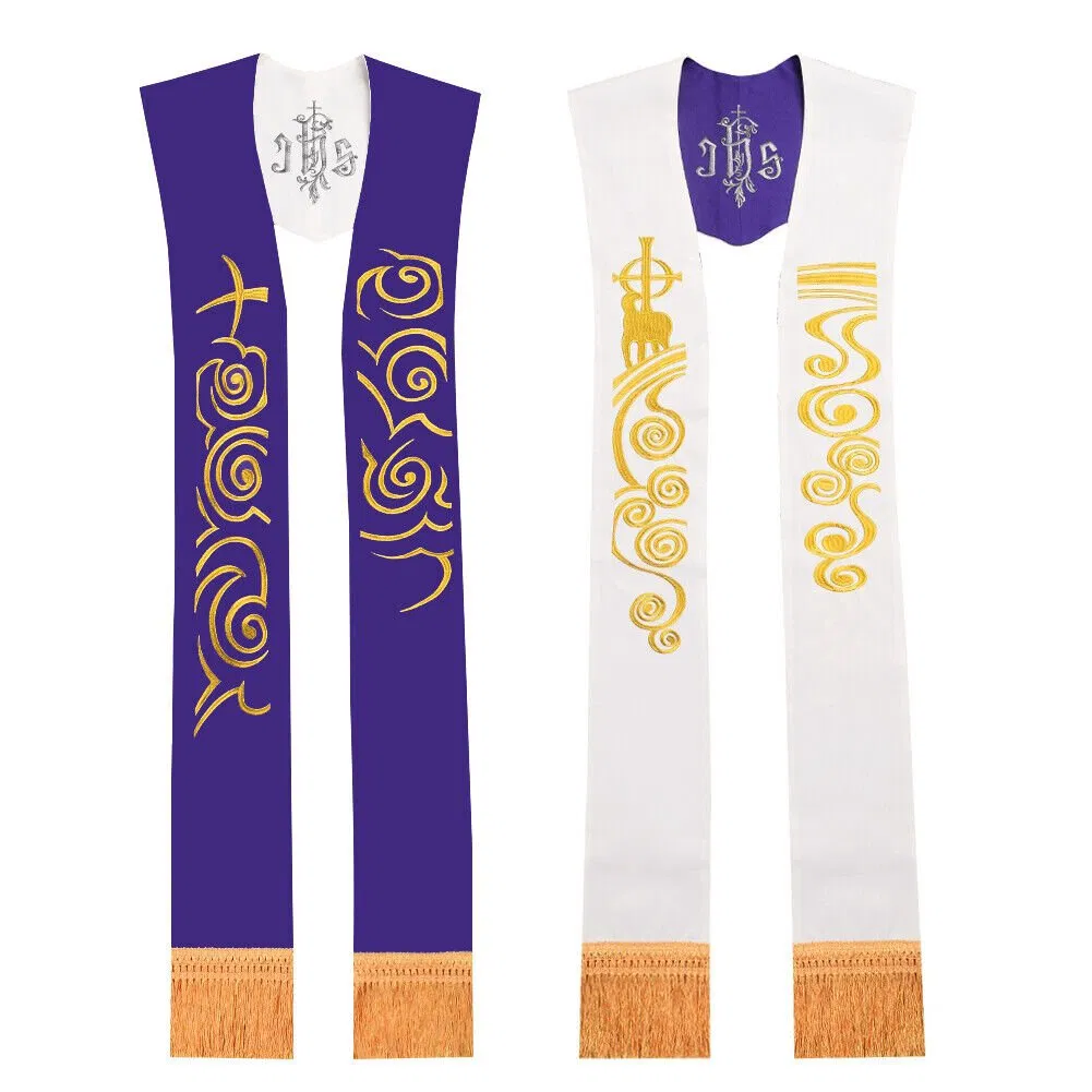 Custom Clergy Stole with Design