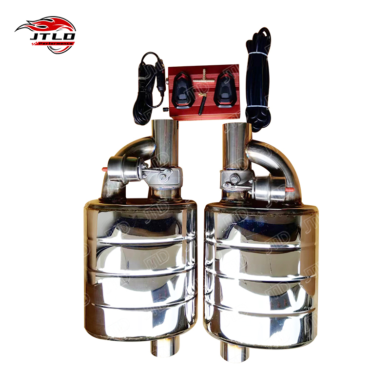 JTLD High Quality Performance 201 Exhaust Muffler Vacuum Valve Muffler With 2.5 Inch 3 Inch Controller Pneumatic Muffler