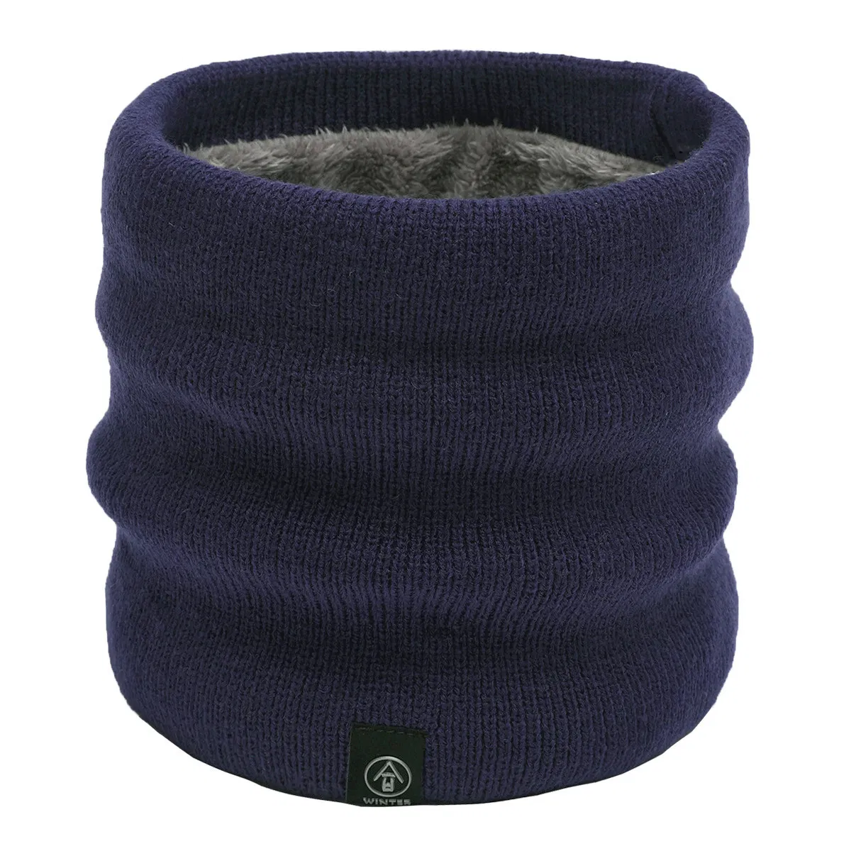 Autumn Winter Blank Custom Logo Unisex Thermal Ribbed Knitted Neck Snood Warmer