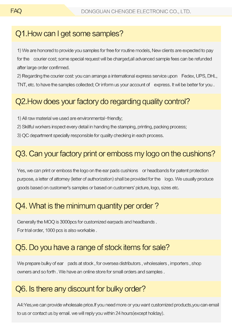 FAQ Overview