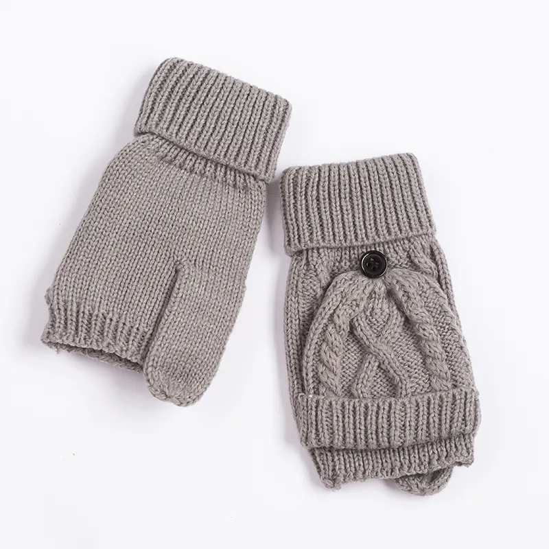 Cozy Thermal Fingerless Mittens for Women - Perfect Winter Accessory
