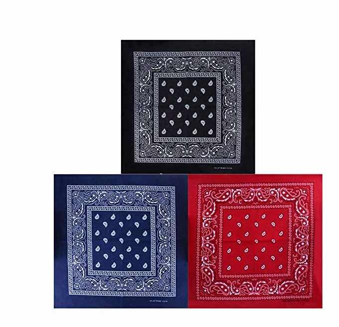 Cheap Cotton Bandana Headwrap Cotton Square Scarf