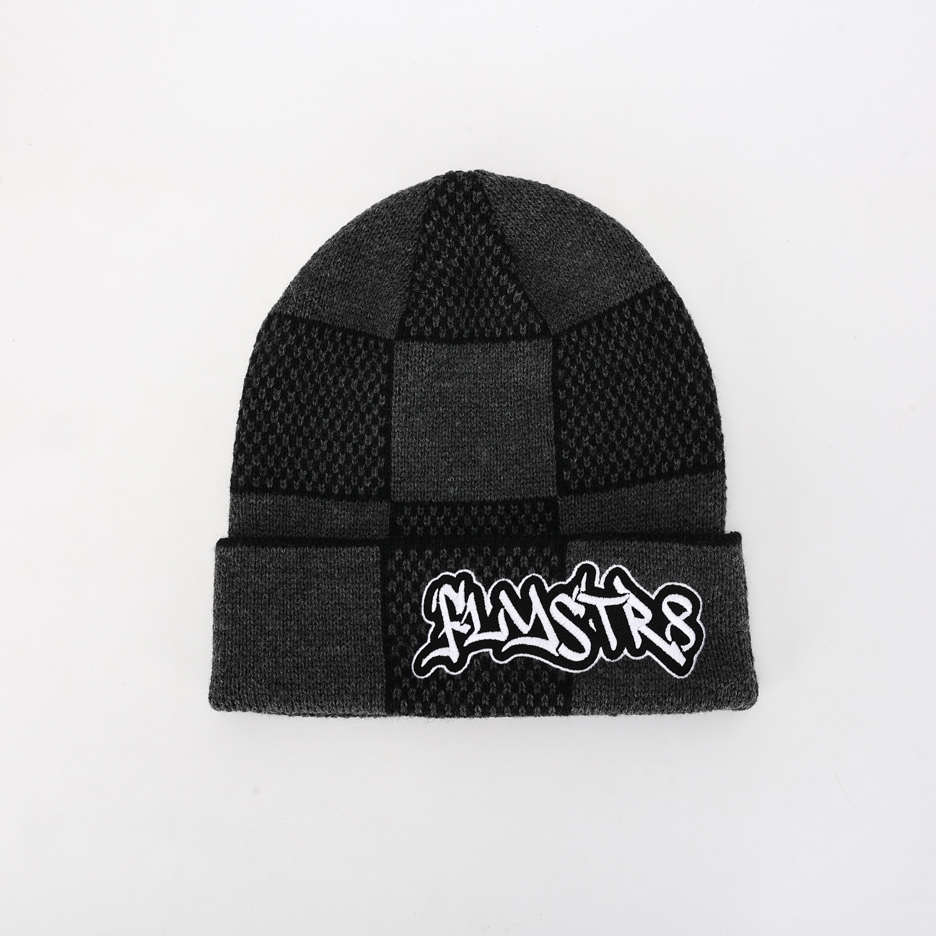 Designer High Quality Winter Knitted Hat With Embroidery Character Winter Warmth 100% Wool Breathable Beanies