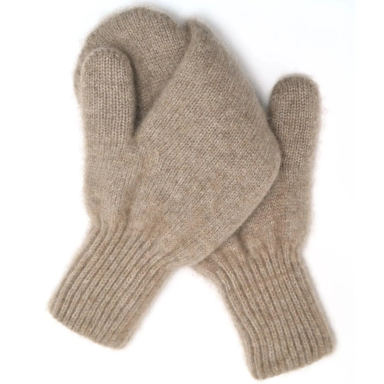Brands Officially Licensed Factory Korean Version Solid Color Winter Unisex Soft Comfortable Wool Knitted Full-Fingers Gloves Mittens
