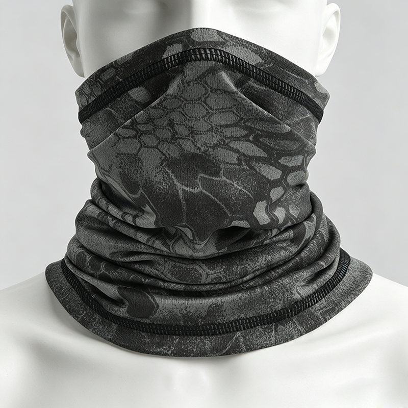 Camouflage Skull Seamless Tubular Bandana Tactical Headwrap Scarf Clown Mask Hiking Neck Gaiter Hunting Tube Face Mask