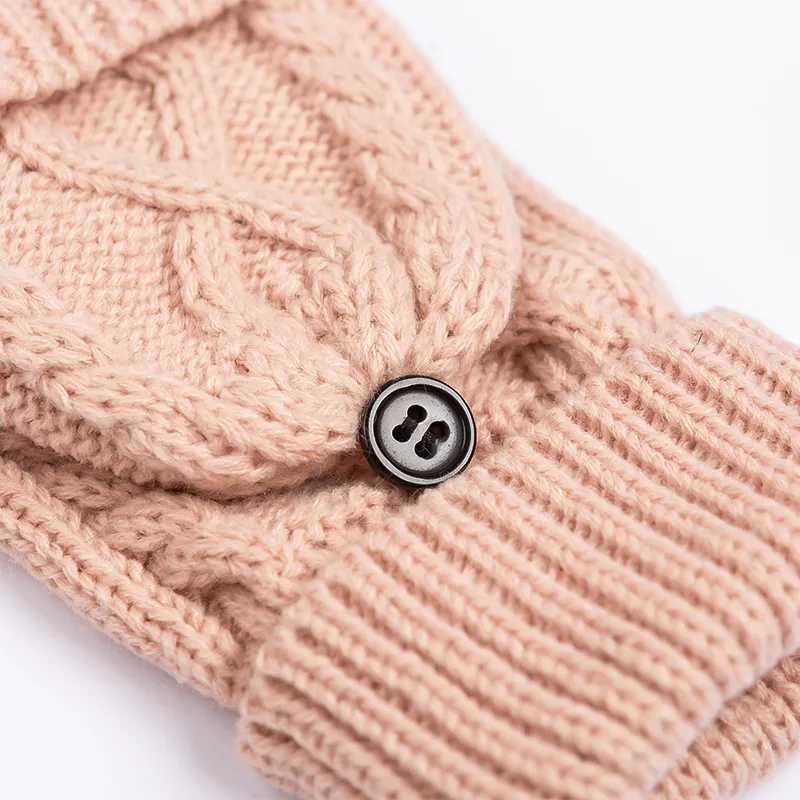 Cozy Thermal Fingerless Mittens for Women - Perfect Winter Accessory