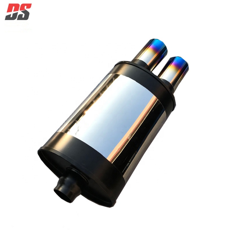 Titanium Blue Tip Stainless Steel Power extreme Universal Racing Muffler Stainless for Greddy Mufflers