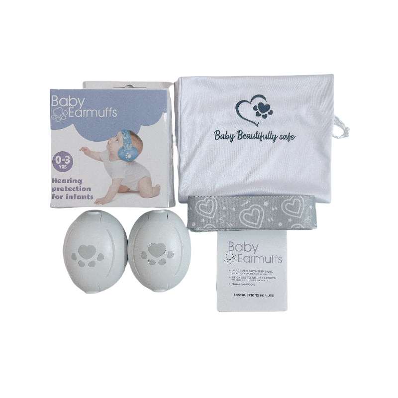 Foldable Soundproof Earmuffs for Kids Anti-Noise Sleep Ear Muffs Infant Baby Toddler Noise Reduction Mute Protection