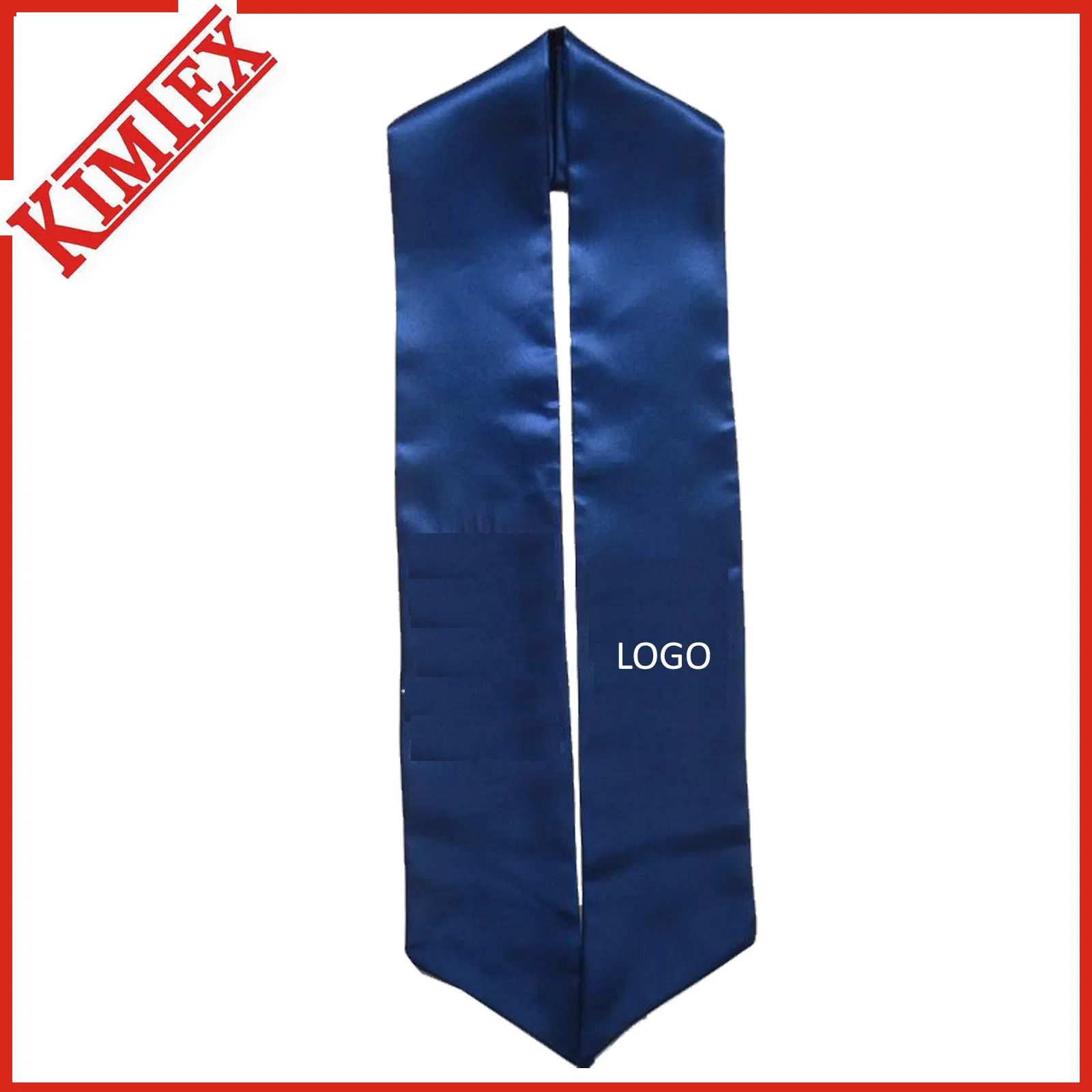 Satin Fabric Embroidery Graduation Sash Stole