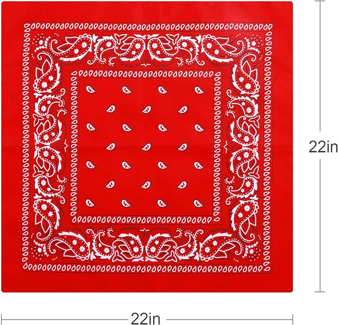 BSBH Wholesale 100% Cotton Paisley Pattern Women's Ethnic Bandanas Popular Handkerchiefs on Sale