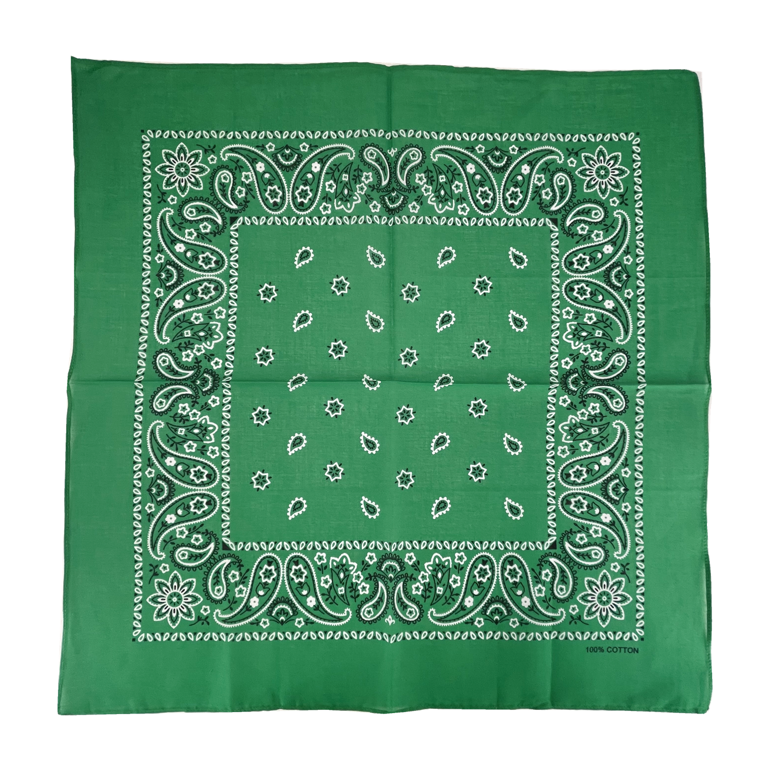 100% Cotton Paisley 22 Inch Cowboy Bandanas Many Colors for Choice Custom Design Fabric Bandana Print