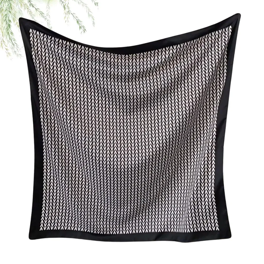 Wholesale Designer Hijab Scarf Polyester Printed Chiffon Snood Muslin Hijab Headscarf for Women
