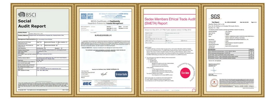 Certificates