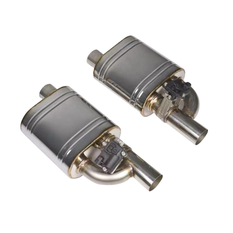 Universal Tip 2.5" Adjust Sound Value Muffler With Exhaust Valve