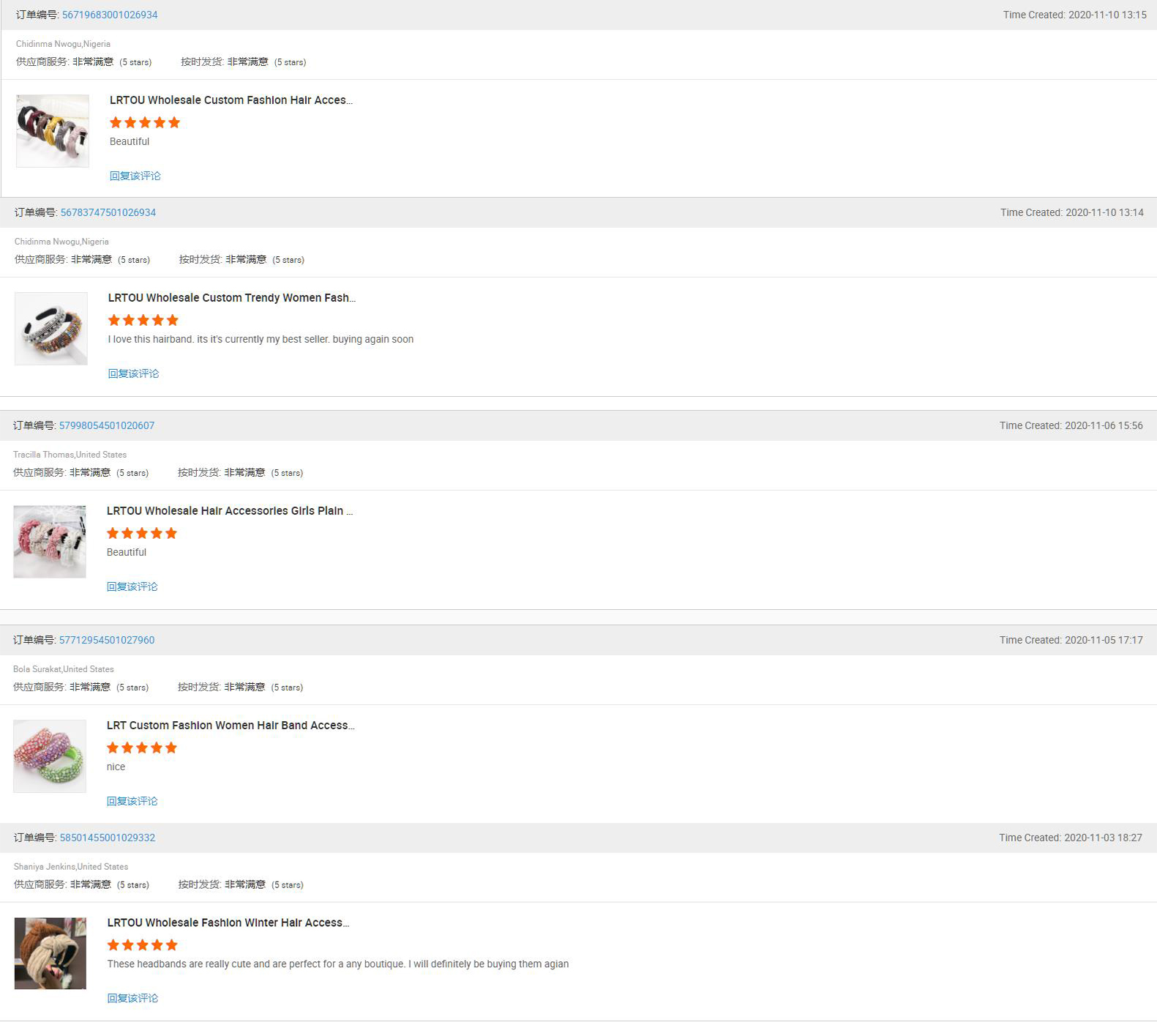 Customers' Feedback Image