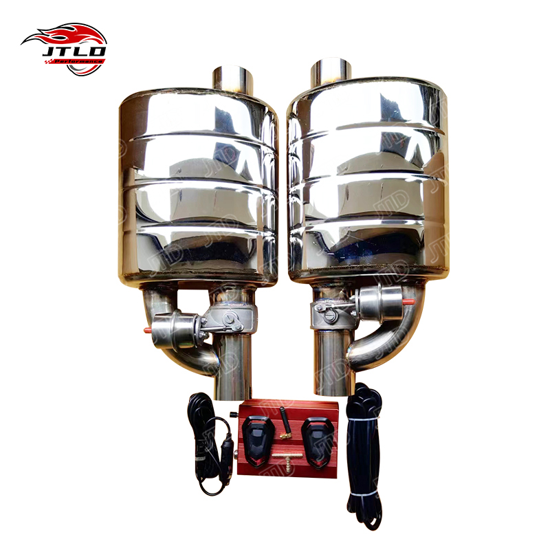 JTLD High Quality Performance 201 Exhaust Muffler Vacuum Valve Muffler With 2.5 Inch 3 Inch Controller Pneumatic Muffler