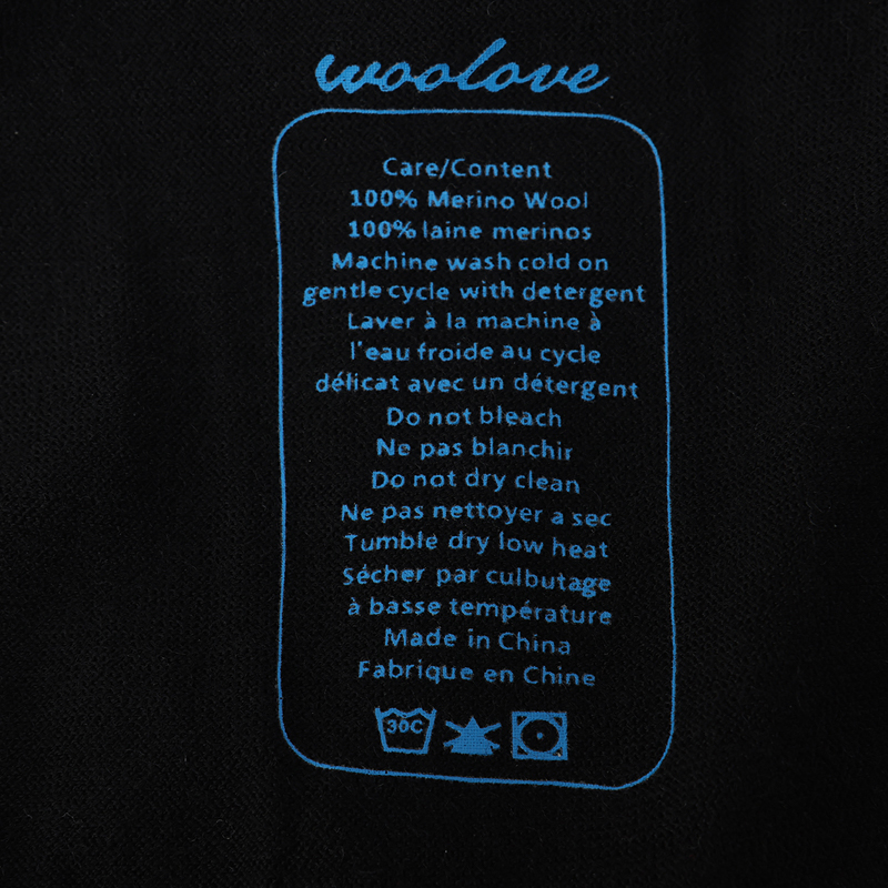 WOOLOVE 100% Merino Wool Casual Solid Thermal Soft Comfortable Adjustable Stock in Unisex Beanie