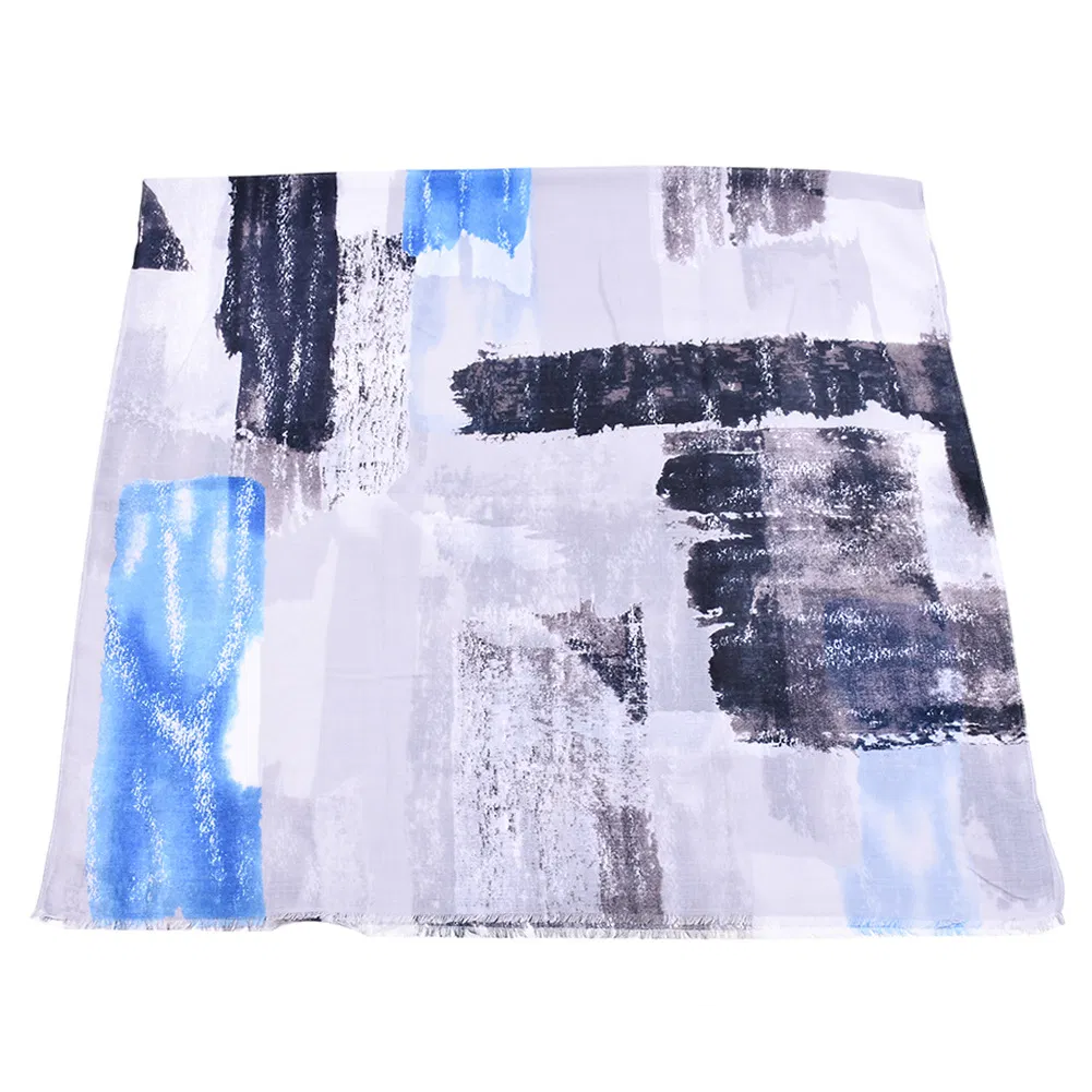 Women Graffito Print Scarf Spring Autumn Cotton Scarves Scrawl Printing Shawls Lady Wraps Soft High Quality Female Colorful Hand Drawn Paniting Hijab Stole