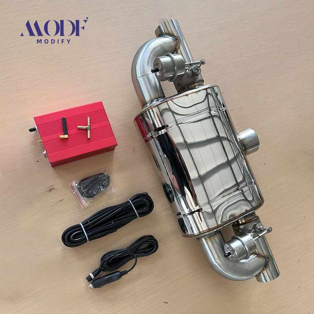 High Performance Stainless Steel Exhaust Muffler 2.5 Inch and 3 Inch Valvetronic Polished Cutout Valve with Remote Controller