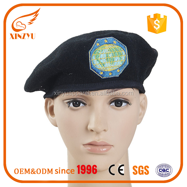 Wool Beret Detail 1