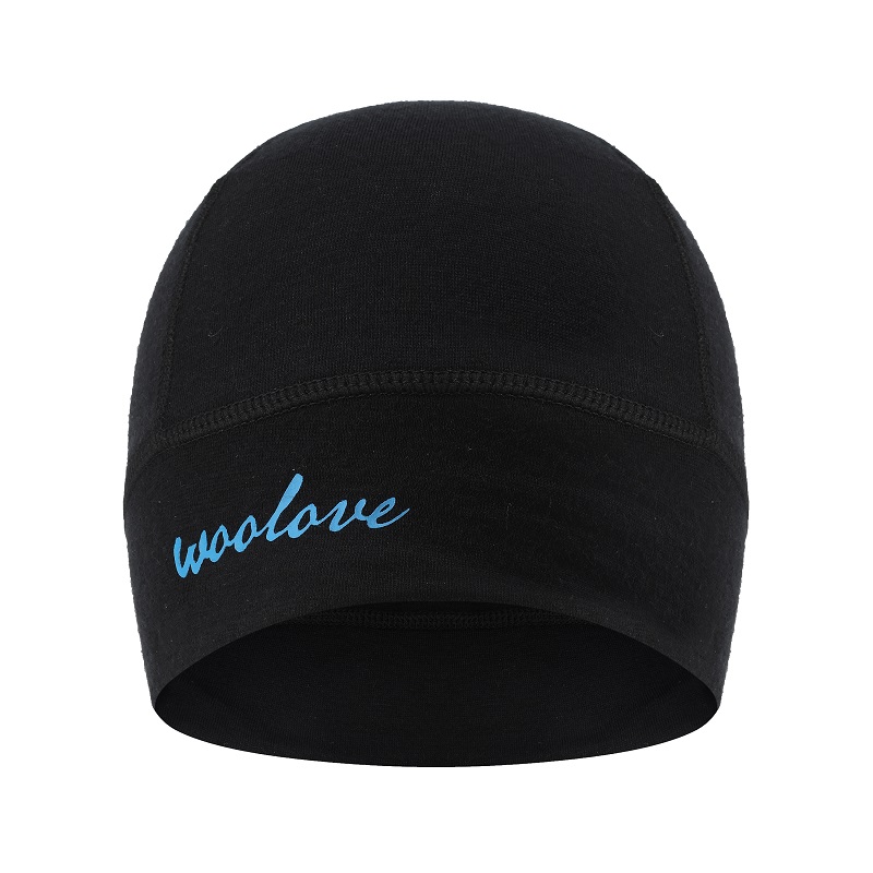 WOOLOVE 100% Merino Wool Casual Solid Thermal Soft Comfortable Adjustable Stock in Unisex Beanie