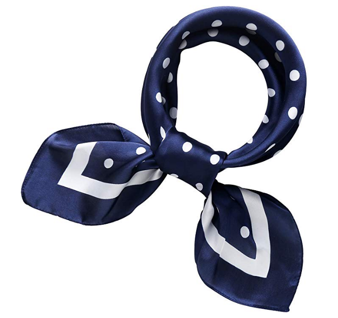 Hot Slaes Oem Custom logo Print square Silk Satin Head Scarf Bandana