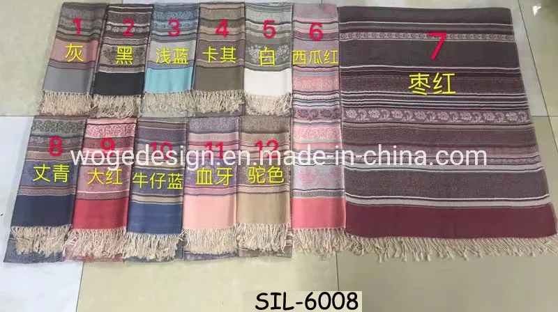 Soft 100%Viscose Long Pashmina Stole