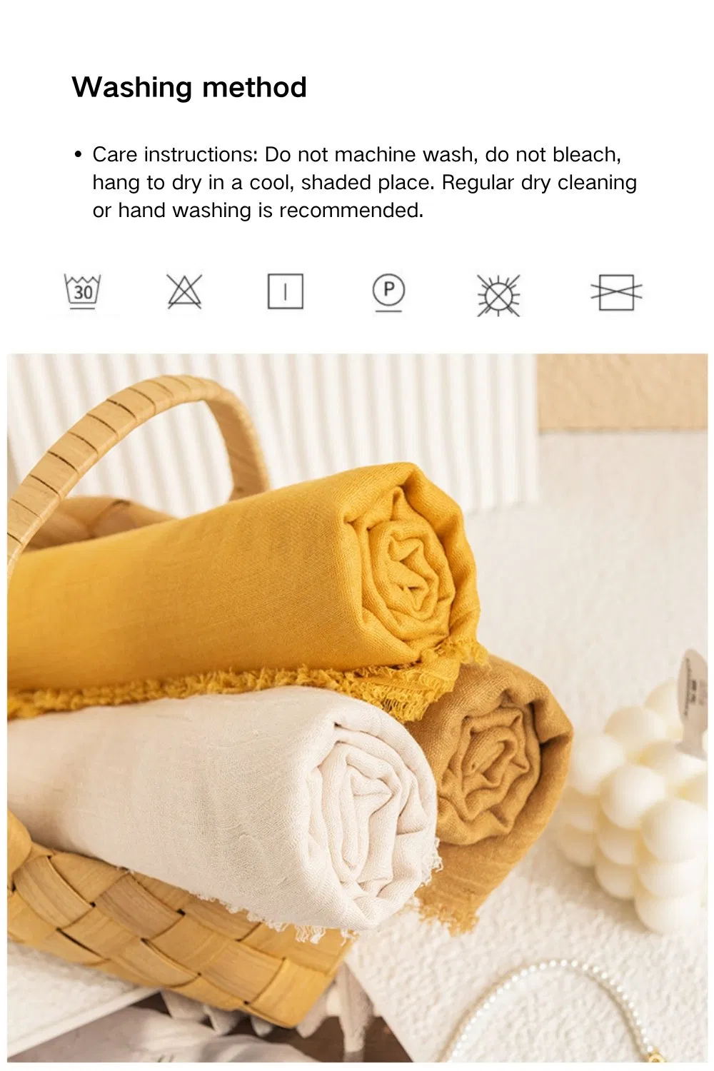 Soft Skin-Friendly Long Versatile Polyester Viscose Shawl Scarf for Travel