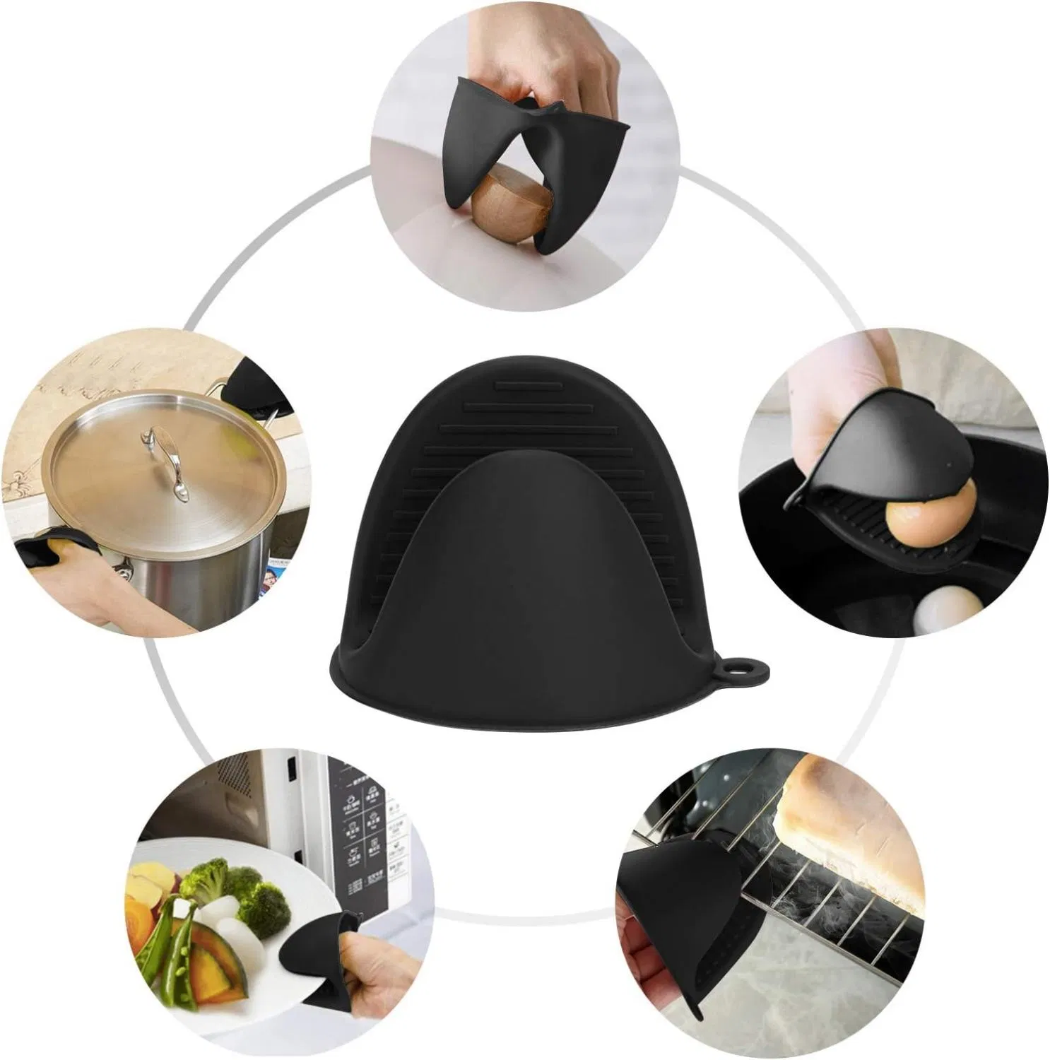Silicone Oven Mitts Pot Holder Air Fryer Mitts