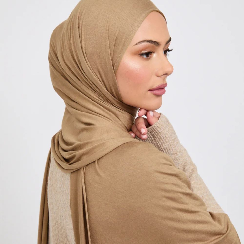 Hot Selling 170*70 cm Muslim Premium Solid Color Jersey Turban Hijab Middle East Women Soft Headscarf Shawl Lightweight Headwrap
