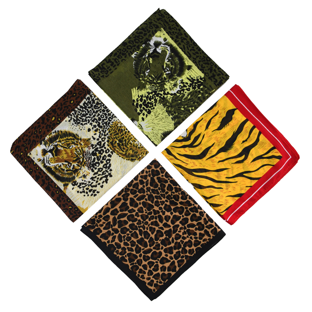 Customized Factory Bandana 100% Cotton Square with Double Print Fans Logo Bandana for Outdoor Protection
