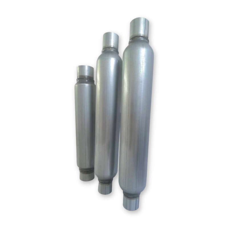 Jinwo Universal Customized Galvanized Steel Muffler 2.5" X 18" 1.5mm Thickness Smooth Finish with 2-Year Warranty