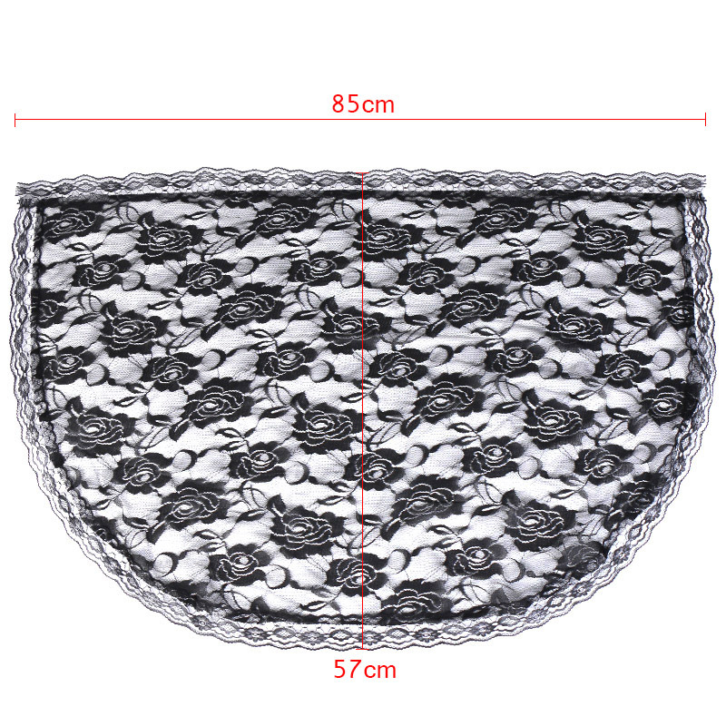 Bridal Lace Hijab Mass Prayer Headdress Veil Short Veil Shawl Single Layer Veil Shawl