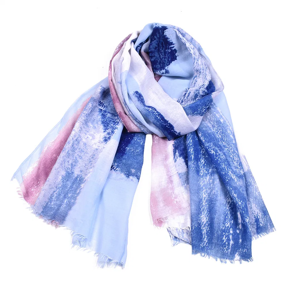 Women Graffito Print Scarf Spring Autumn Cotton Scarves Scrawl Printing Shawls Lady Wraps Soft High Quality Female Colorful Hand Drawn Paniting Hijab Stole