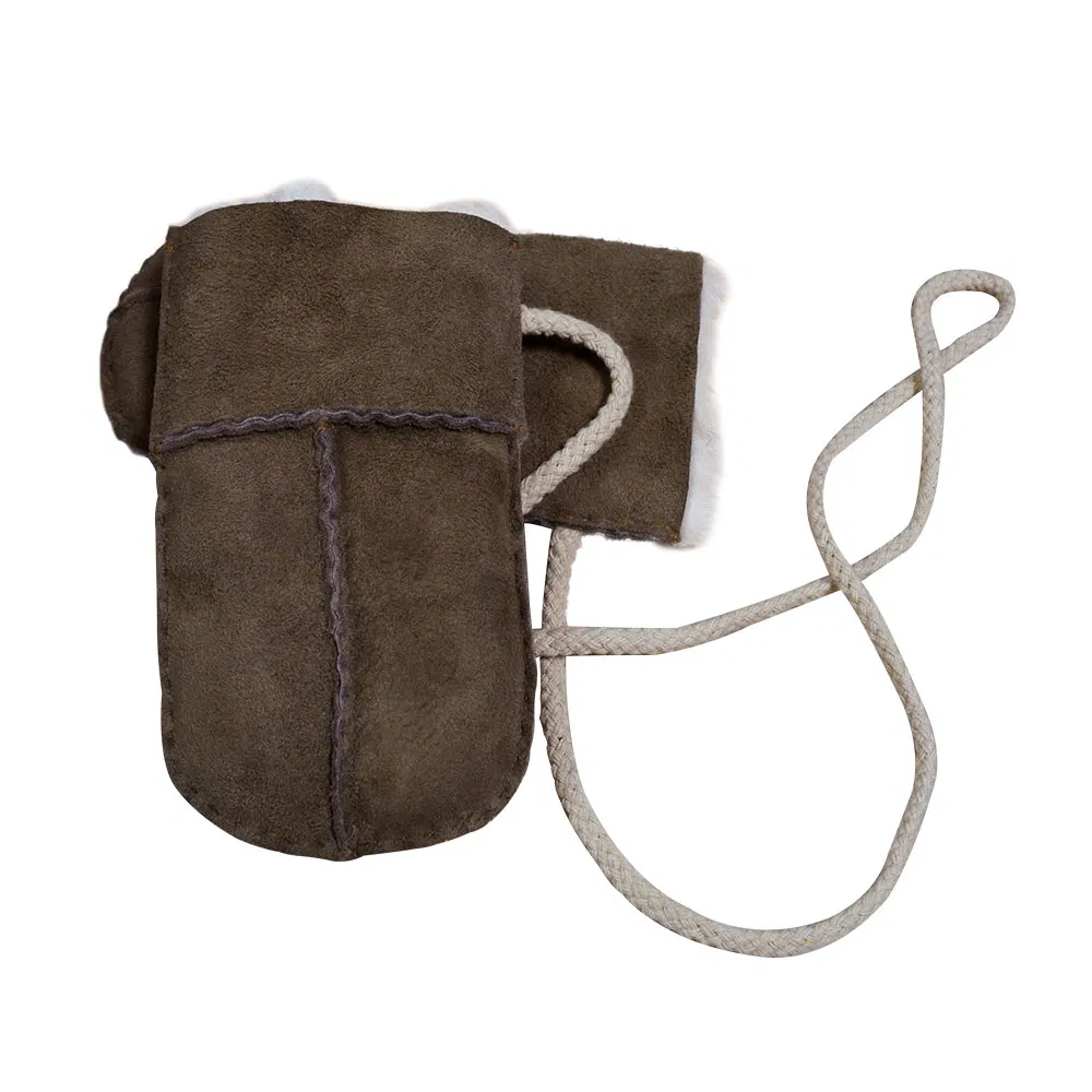 Cozy Thick Winter Mittens for Kids with Sheepskin Lining