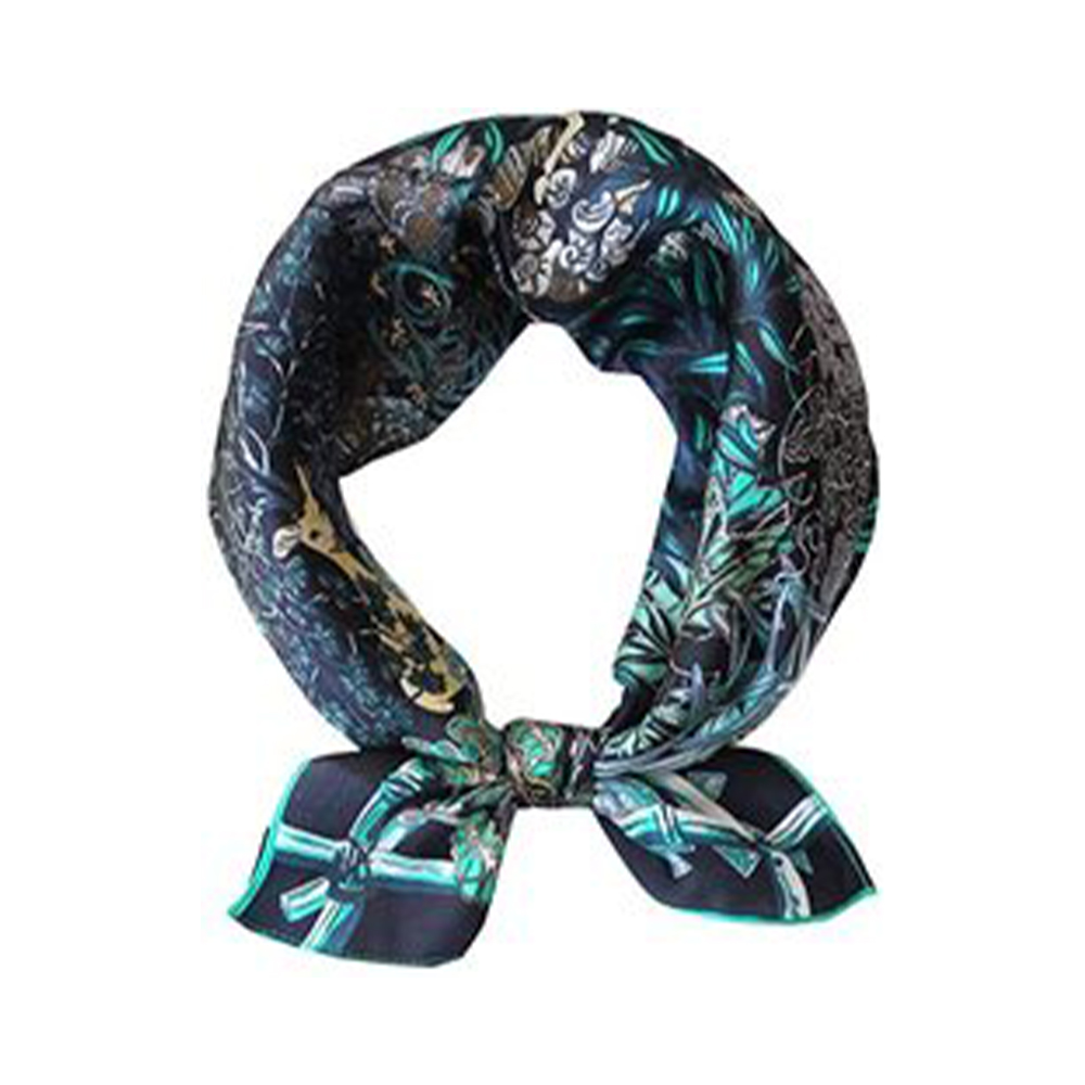 Bandana Dyed Cotton Scarf Hip Hop Scarf Street Solid Color Printed Cotton Hand Band Bandana