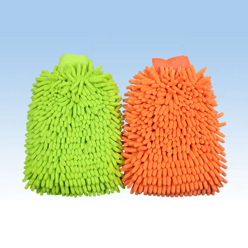 Microfiber Chenille Car Wash Cleaning Mitt Towel Wash Mitt (CN1401)