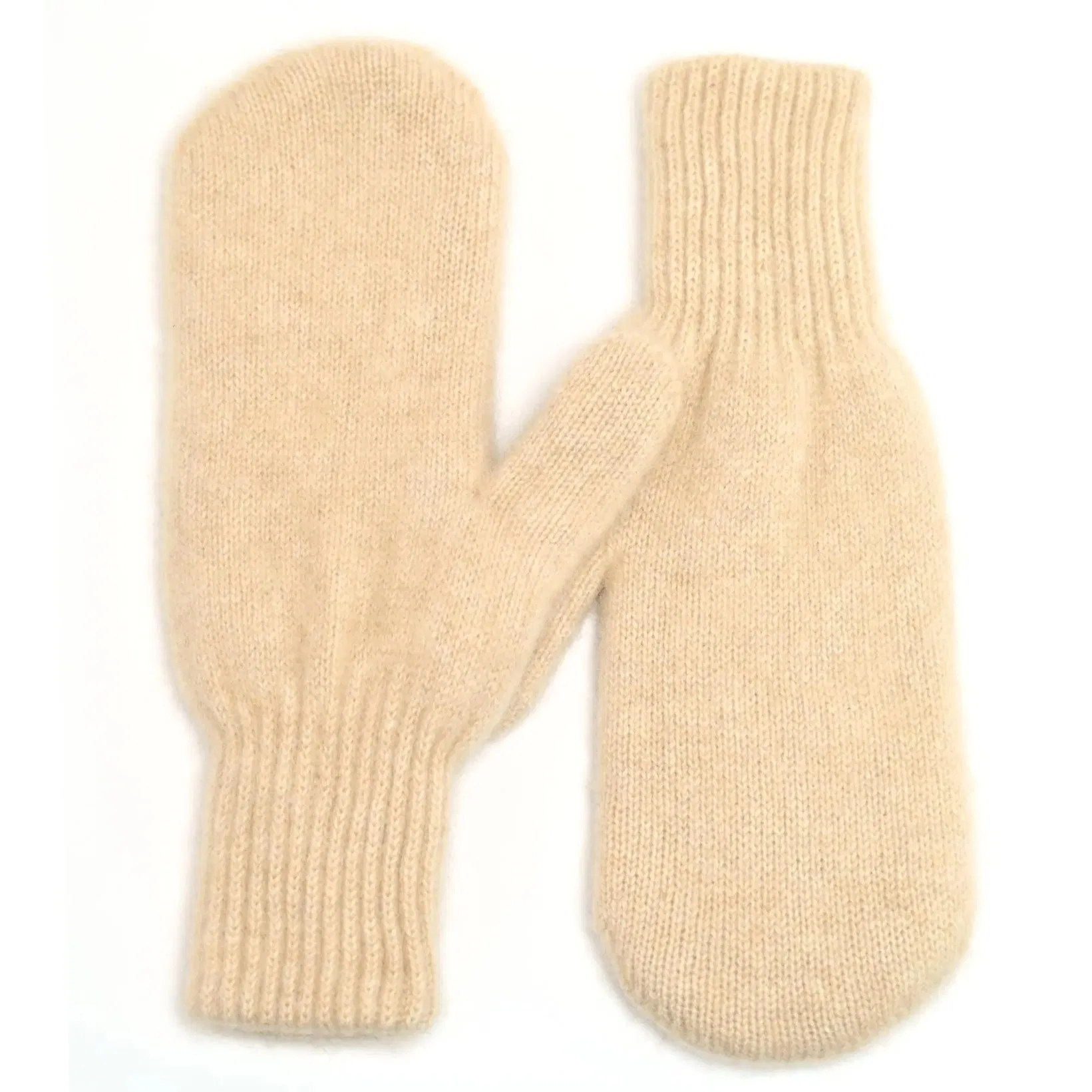 Brands Officially Licensed Factory Korean Version Solid Color Winter Unisex Soft Comfortable Wool Knitted Full-Fingers Gloves Mittens