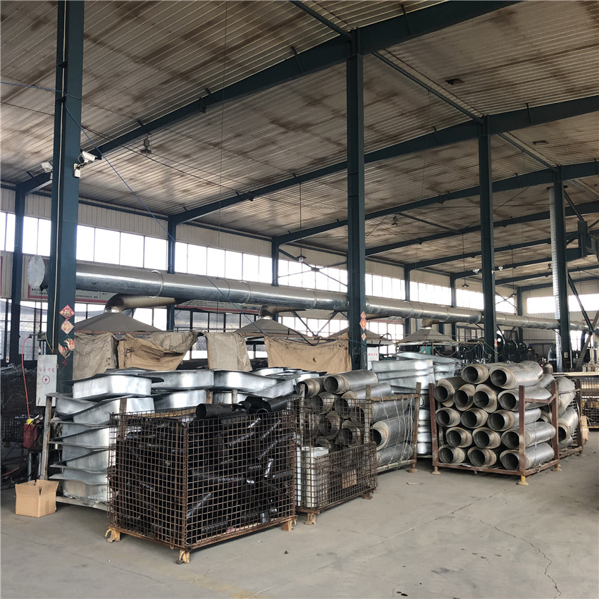 Hengtong Exhaust Muffler 304 Stainless Steel Exhaust Pipes D-Style Exhaust Silencer for Truck