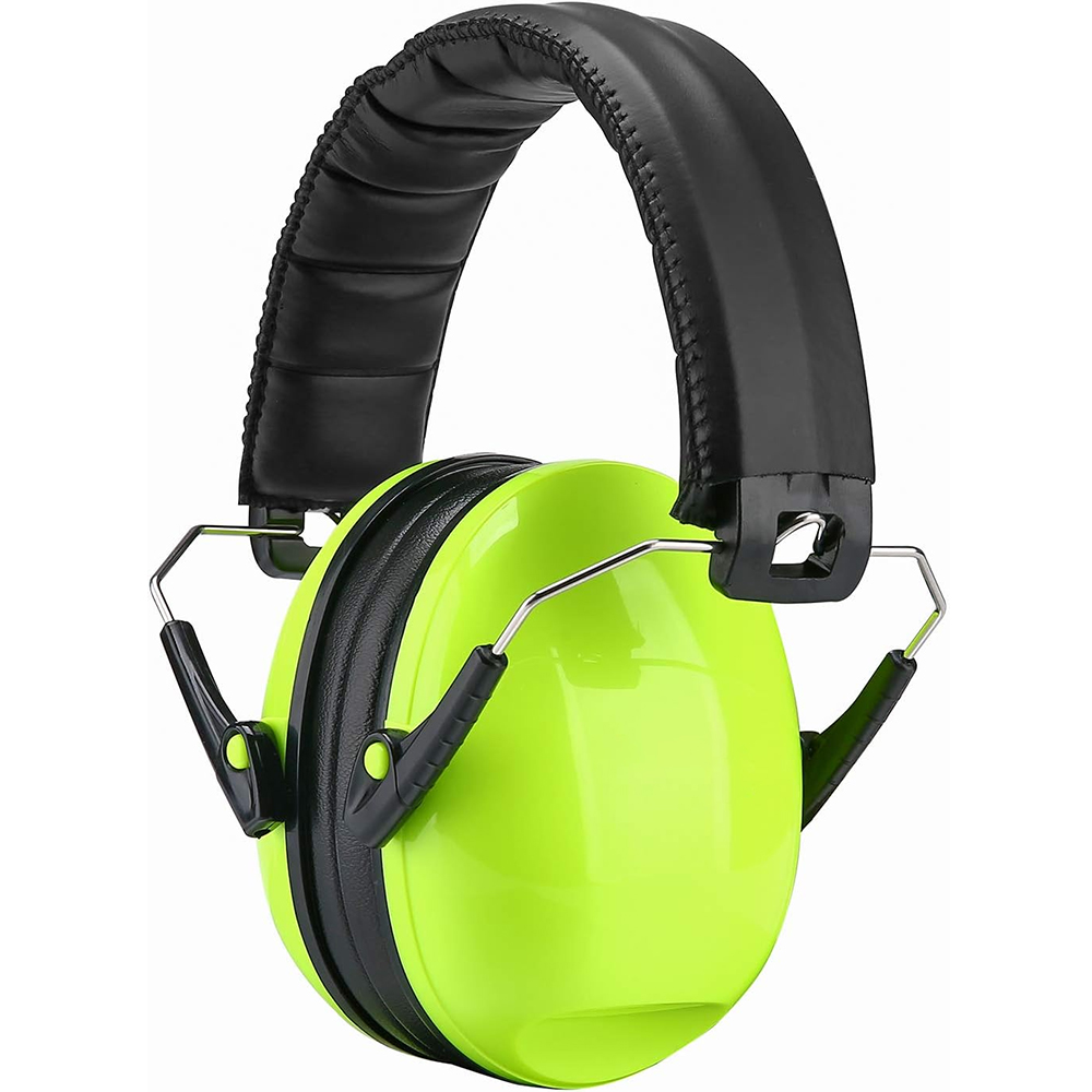 High Quality Certified Foldable Adjustable Safety Ear Muffs Noise Reduction Noise Cancelling ABS Material Reusable Kids Earmuffs