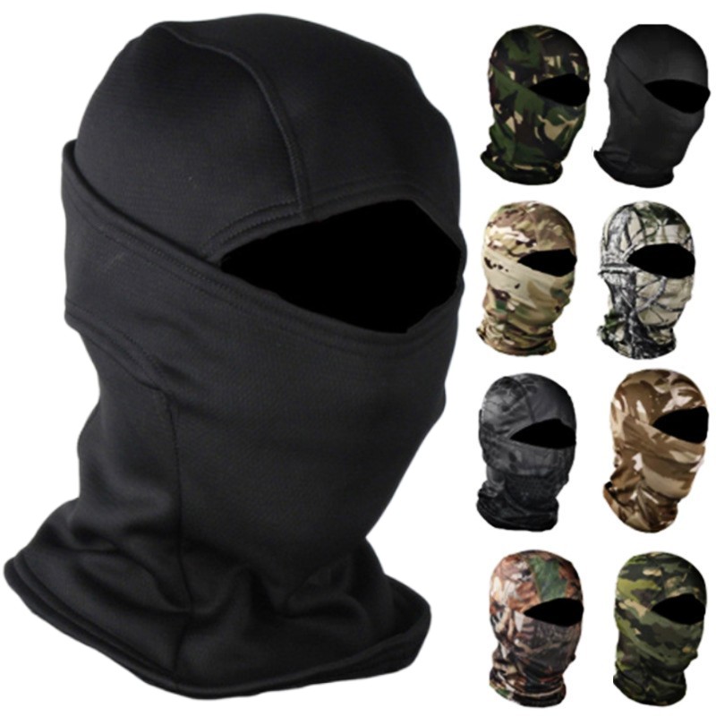 Winter Ski Face Mask Custom Logo 3 Three Holes Embroidery Black Cheap Acrylic Neon Knitted Custom Cagoule Balaclava Ski Mask