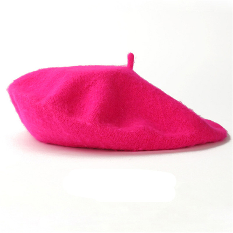 Hot Sale Stock Promotion Fashion French Beret Cheap Adults Wool Felt Beret Hat for Women