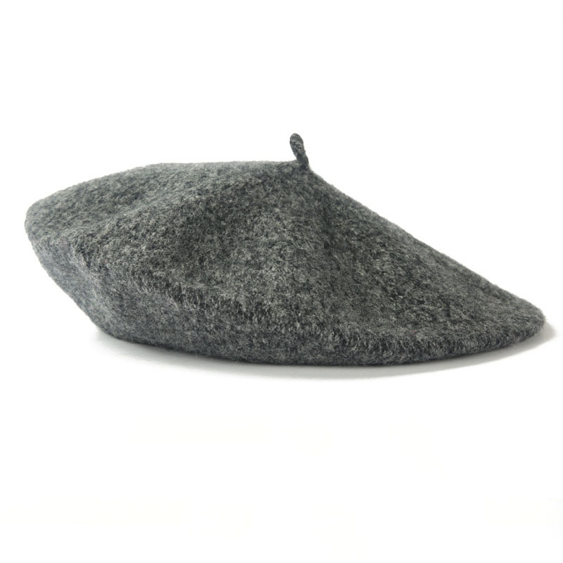 High Quality Thick Wool Autumn Winter Women Beret Hat Cap with Stocks