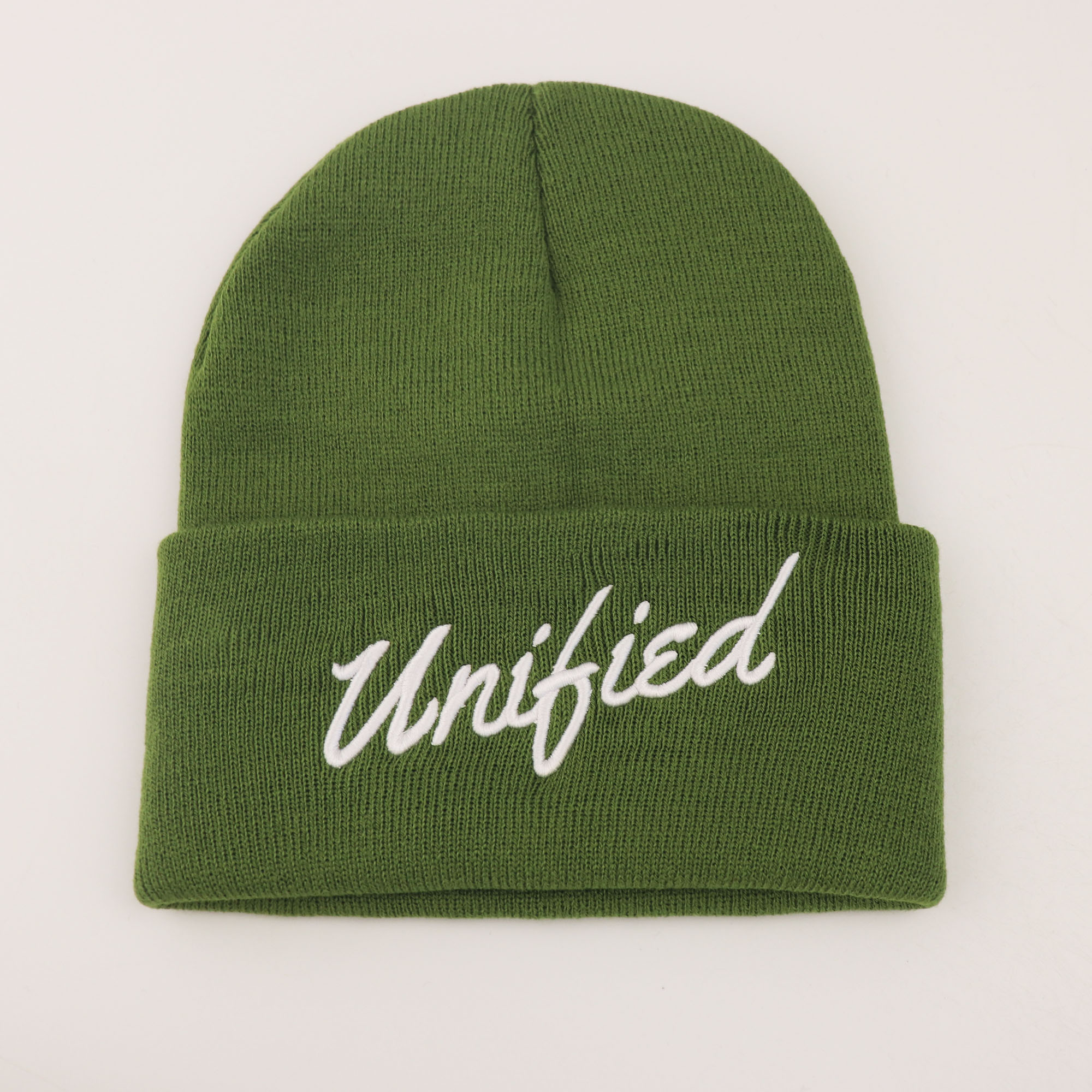 Fashion Premium Knitted Winter Fisherman Cuffed Skull Cap Embroidered Logo Designer Custom Beanie