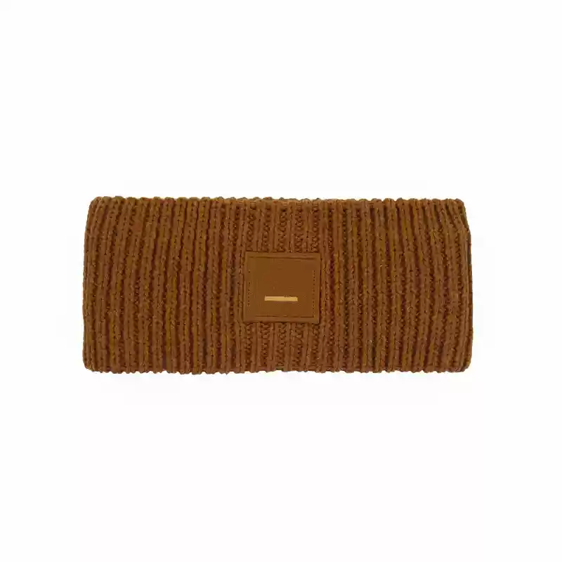 Wholesale Cheap 100% Acrylic Unisex Adjustable Winter Hair Bands Headwraps Letter Pattern Knitted