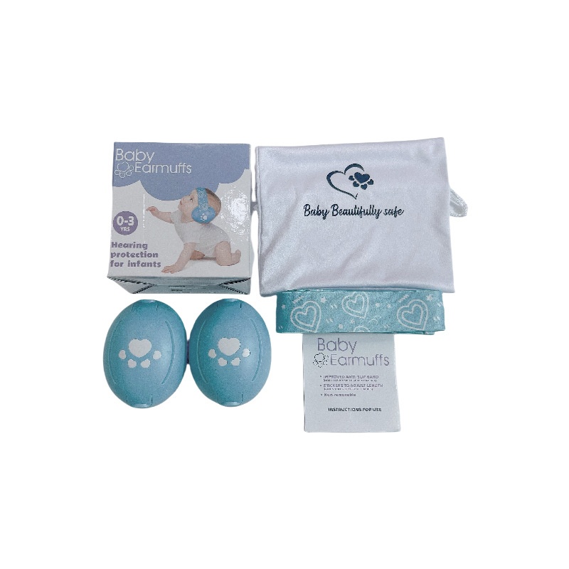 Foldable Soundproof Earmuffs for Kids Anti-Noise Sleep Ear Muffs Infant Baby Toddler Noise Reduction Mute Protection