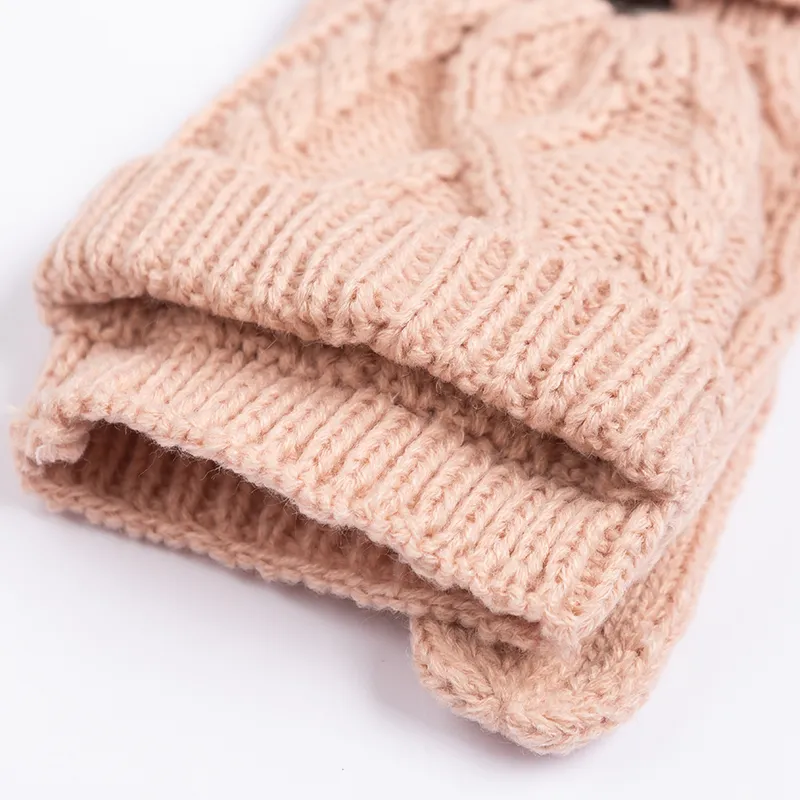 Cozy Thermal Fingerless Mittens for Women - Perfect Winter Accessory
