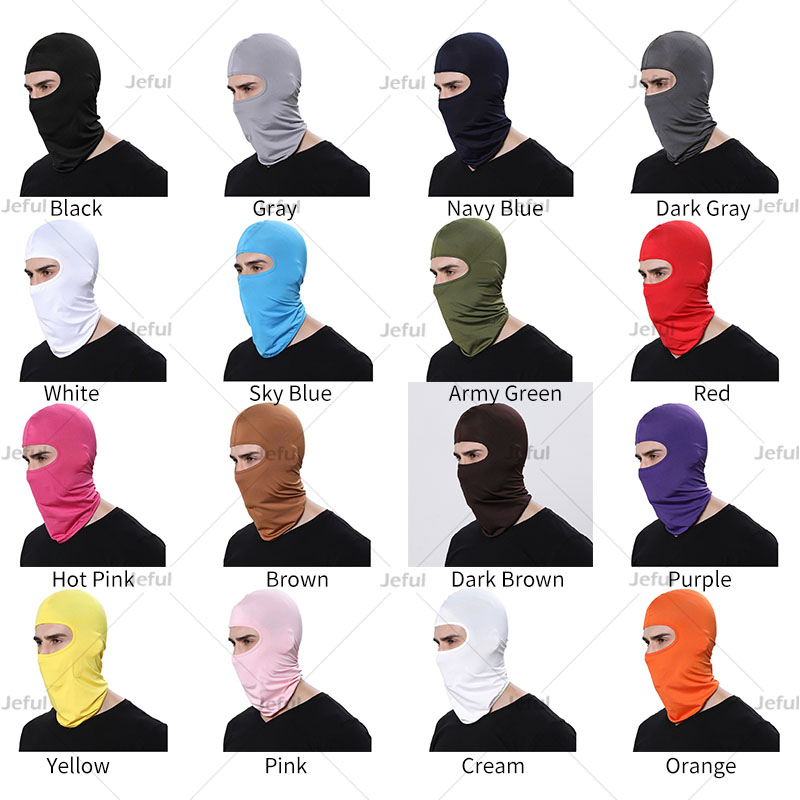Wholesale Breathable Full Face Cover Mask Custom Logo Outdoor Windproof Sports Cycling Motorcycle Ski Balaclava