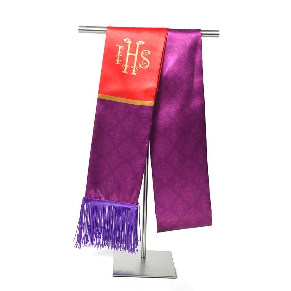 Yili Wholesale High Quality Custom Clergy Stole Scarves Print Muslim Spring Zhe Polyester with Design Men Long Digital Print